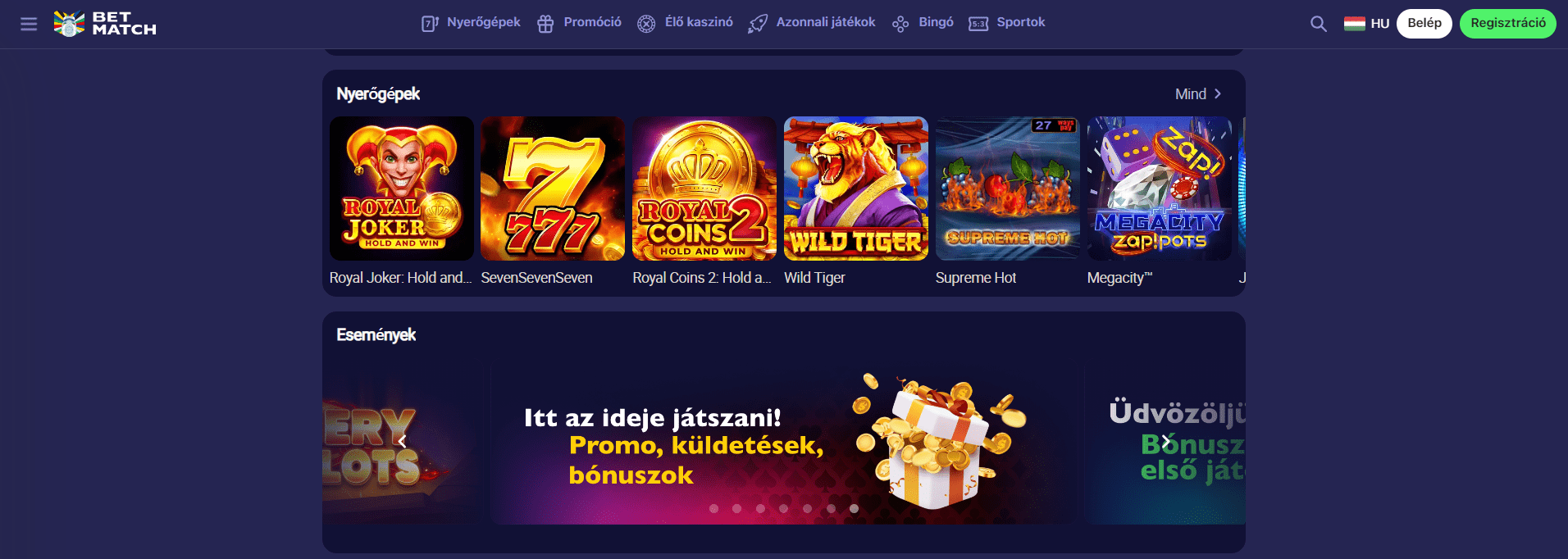 Bet match casino